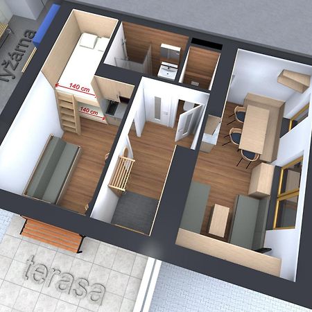 U Kralika, Apartman E, 50M Od Lanovky A Bobove Drahy, Parkovani Zdarma Dolní Morava المظهر الخارجي الصورة